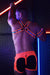 BREEDWELL Shorts Rear Ender Circuit Full Zippered Front Pockets Orange Neon 17 - SexyMenUnderwear.com