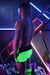 BREEDWELL Shorts Remix Circuit With Pockets Breathable Super Soft Mesh Green 26 - SexyMenUnderwear.com