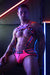 BREEDWELL SIDE-CUT BRIEF REFLECTOR WITH TWO D-RINGS NEON PINK BRIEFS 29 - SexyMenUnderwear.com