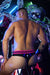 BREEDWELL Thong 'MAGNUM' Collection Fashion Thongs With Mesh Insert Pink 26 - SexyMenUnderwear.com