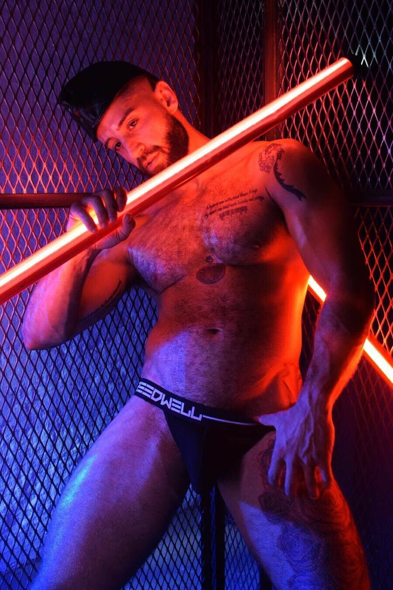 BREEDWELL Trade Jock Simple and Stylish Jockstrap Black 28 - SexyMenUnderwear.com