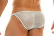 Brief Modus Vivendi Underwear Low Cut Brief Armor Metallic Silver 01013 63 - SexyMenUnderwear.com