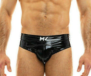 Brief Modus Vivendi Viral Vinyl Underwear Glossy Shiny Lavish Black 08015 46 - SexyMenUnderwear.com