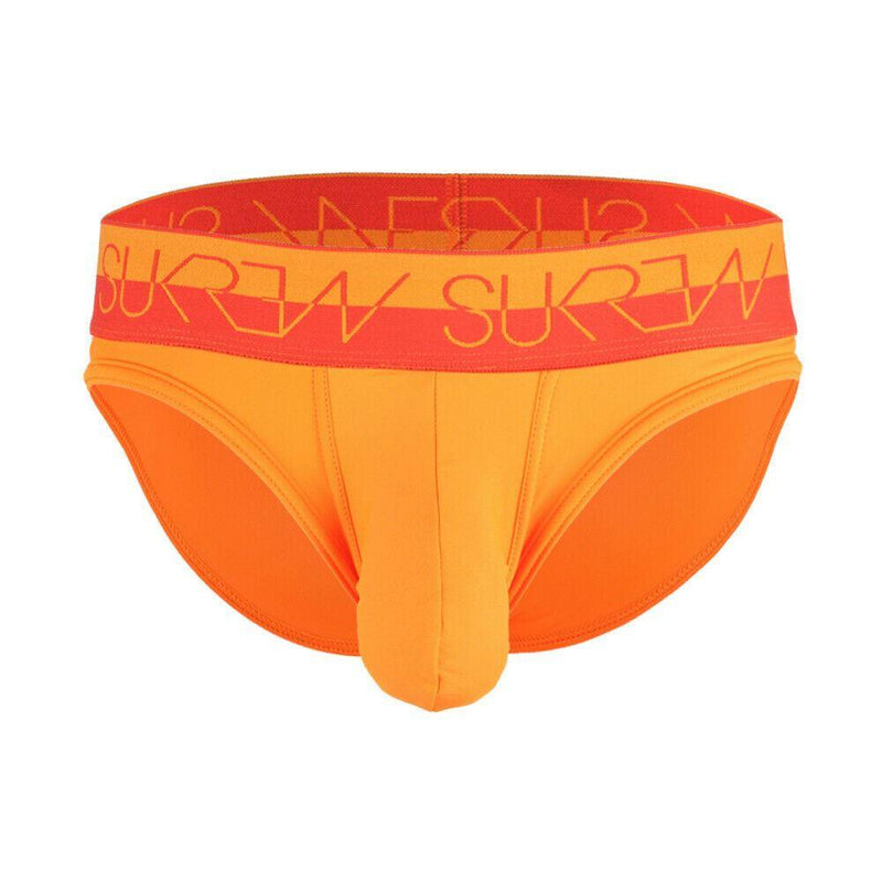 Brief SUKREW Rushden Versatile Staple Soft Cotton Briefs Orange 10 - SexyMenUnderwear.com