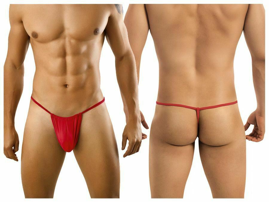 CANDYMAN G-String Super Soft & Sexy Thong Contoured Pouch Lift Red 9586 6 - SexyMenUnderwear.com