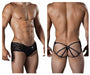 CANDYMAN Jockstrap Microfiber Stretchy Fabric Sexy Jock Black 99232 7 - SexyMenUnderwear.com