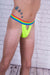 CandyMan Mens Thongs MicroFiber Sous Vetement Pour Homme Hot Green 99388 1 - SexyMenUnderwear.com