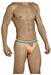 CandyMan Mens Thongs MicroFiber Sous Vetement Pour Homme Orange 99388 1 - SexyMenUnderwear.com