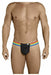 CandyMan Mens Underwear Thongs For Men Microfiber Very Smooth Black 99374 2 - SexyMenUnderwear.com