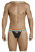 CANDYMAN Pride Thongs Romantic Sexy Gay Rainbow Flag Black 99388 1 - SexyMenUnderwear.com