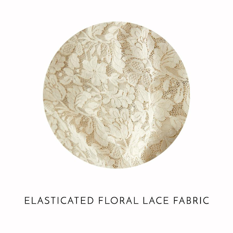 Chemise Modus Vivendi Floral Lace Shirt SemiTransparent Seductive Ivory 04141 48 - SexyMenUnderwear.com