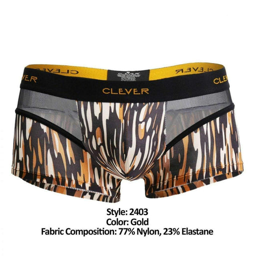 Clever Boxer Provocation Latin Boxer Briefs Gold 2403 3 - SexyMenUnderwear.com