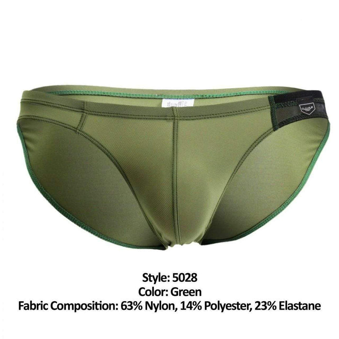 Clever Brief FreeDom Low Rise Briefs Green 5028 6 - SexyMenUnderwear.com