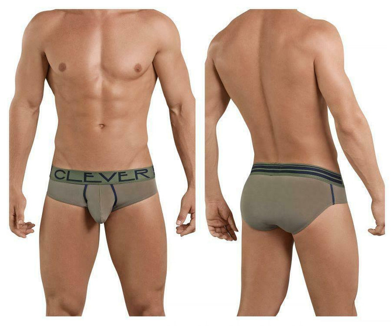 Clever Brief Wonderful MicroFiber Latin Briefs Green 5396 2 - SexyMenUnderwear.com