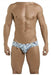 Clever Cockatoos Mens Swimsuits Top Quality Swimwear Swim-Brief Blue 0681 7 - SexyMenUnderwear.com