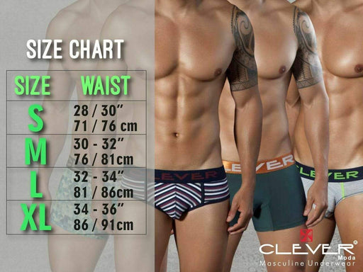 Clever Moda Limited Edition Square Faced Extra Long Boxer Brief