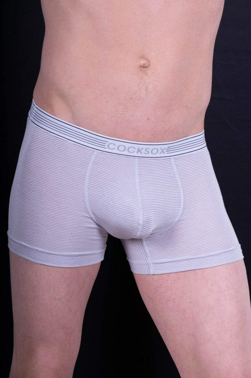 CockSox Boxer Snug Pouch Modal Boxer Trunk Sport Coach Grey CX12PRO 18 - SexyMenUnderwear.com