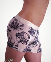 Cocksox Boxer Trunk Men Long Boxers Micro modal Inked CX12INK 18 - SexyMenUnderwear.com
