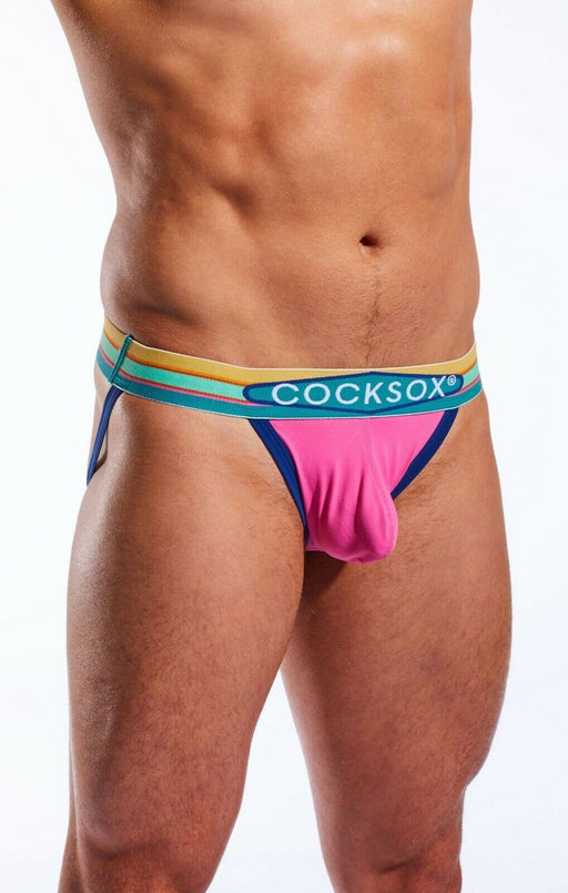 COCKSOX Jockstrap Enhancing Pouch Sexy Mens Jock Miami Pink CX21N 7 - SexyMenUnderwear.com