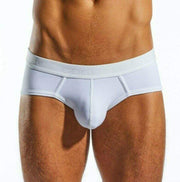 Cocksox Sports Brief Retro Style Briefs Performance Supplex White CX76N 17 - SexyMenUnderwear.com