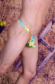 Cocksox Thong Enhancer Pouch Tangas Hombres Hibiscus Cruise CX05CR 13 - SexyMenUnderwear.com