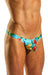 Cocksox Thong Enhancer Pouch Tangas Hombres Hibiscus Cruise CX05CR 13 - SexyMenUnderwear.com