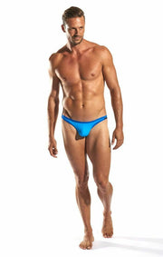 COCKSOX Thong Enhancer Supplex Lycra Thongs Lapis Blue CX05BD 15 - SexyMenUnderwear.com
