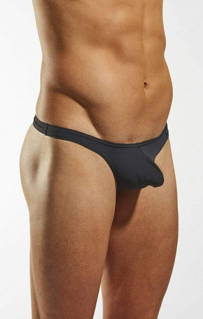 CockSox Thong Enhancer Supplex Quality Tangas Carbon Black CX05 10 - SexyMenUnderwear.com