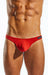 COCKSOX Thong Lycra Supplex Ultra Enhancing Pouch Sexy Thongs Red CX05 11 - SexyMenUnderwear.com
