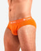 Cotton Briefs TEAMM8 Super Low Rise Brief Unbeatable Comfort Flame Orange 1 - SexyMenUnderwear.com