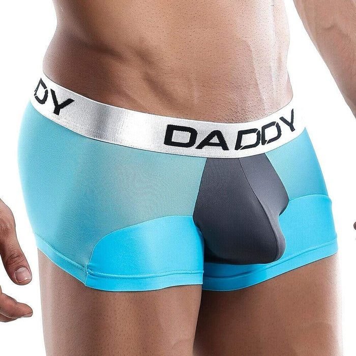 Daddy S Daddy Underwear Sexy Boxer Trunk Comfort Roupa íntima masculina Turq DDG002 2