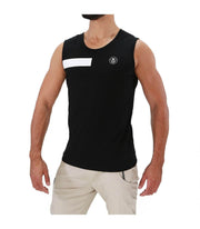 Débardeur TOF PARIS Round Collar Tanktop YOU 100% Cotton Jersay Tank Black 12 - SexyMenUnderwear.com