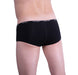 DOREANSE Aire Mens boys Mini boxer shorty Low Rise Sheer Black 1590 15 - SexyMenUnderwear.com