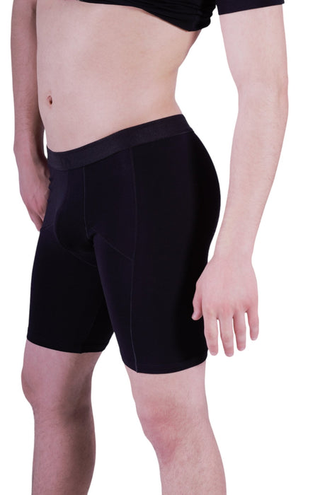Doreanse Athetic Long Boxer Body-Defining Fit With Seamed Pouch Black 1792 4 - SexyMenUnderwear.com
