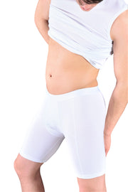 Doreanse Athetic Long Boxer Body-Defining Fit With Seamed Pouch White 1792 4 - SexyMenUnderwear.com