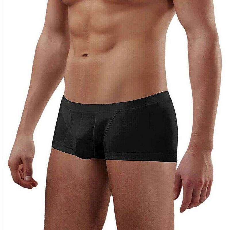 DOREANSE Boxer Adonis Hipster Trunk Soft Cotton Black 1750 8 - SexyMenUnderwear.com