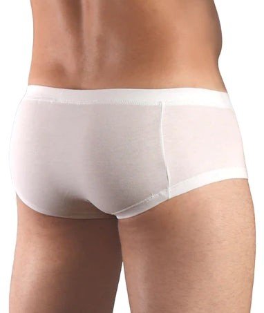 DOREANSE Boxer Adonis Hipster Trunk Soft Cotton White 1750 8 - SexyMenUnderwear.com
