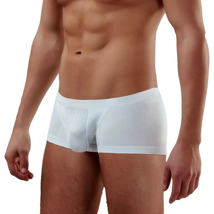 DOREANSE Boxer Adonis Hipster Trunk Soft Cotton White 1750 8 - SexyMenUnderwear.com