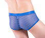 Doreanse Boxer Brief Silky Hipster Short Low Rise-Boxer Lacy Mesh Blue 1588 8 - SexyMenUnderwear.com