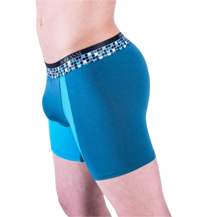 Doreanse Boxer Fitted Cotton And Modal Fabric Green Emerald 1710 5 - SexyMenUnderwear.com