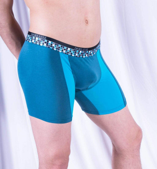 Doreanse Boxer Fitted Cotton And Modal Fabric Green Emerald 1710 5 - SexyMenUnderwear.com