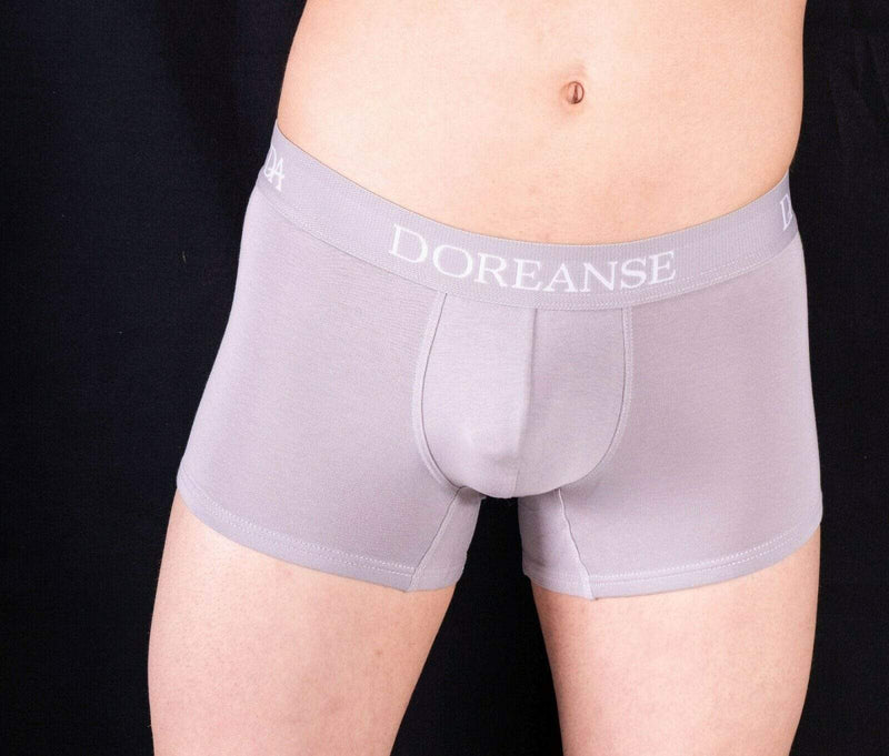 Doreanse Boxer Shorty Casual Cotton Blend Boxer Grey 1767 6 - SexyMenUnderwear.com