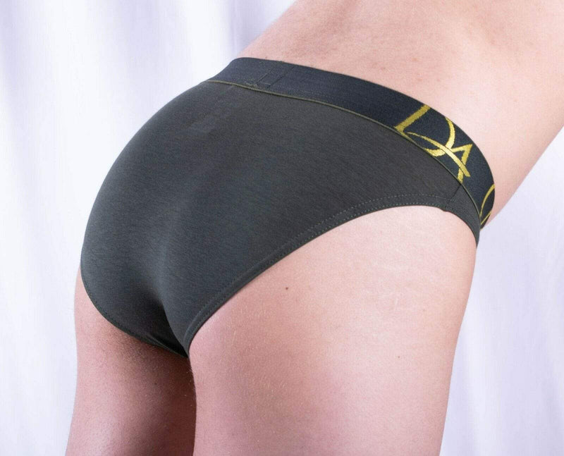 Doreanse Briefs Slit Briefs Big Logo Pouch Reforming Khaki 1225 11 - SexyMenUnderwear.com
