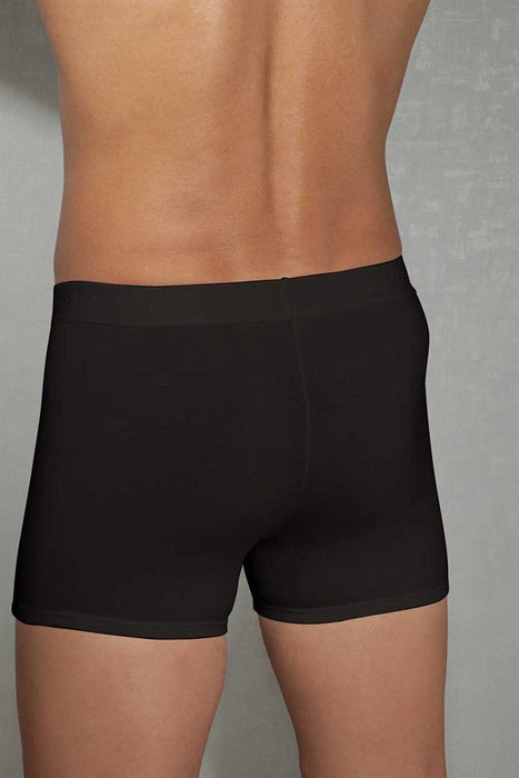 DOREANSE Casual Cotton Boxer Super Soft Modal Boxer Black 1755 10 - SexyMenUnderwear.com
