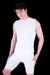 DOREANSE Classic Tank Top Muscle Tank White 2235 4 - SexyMenUnderwear.com