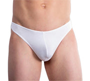 DOREANSE Cotton Modal Mens Thong Underwear For Men White 1280 14 - SexyMenUnderwear.com