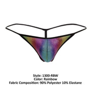 Doreanse Disco Thongs Rainbow Minimal String 1300 17 - SexyMenUnderwear.com