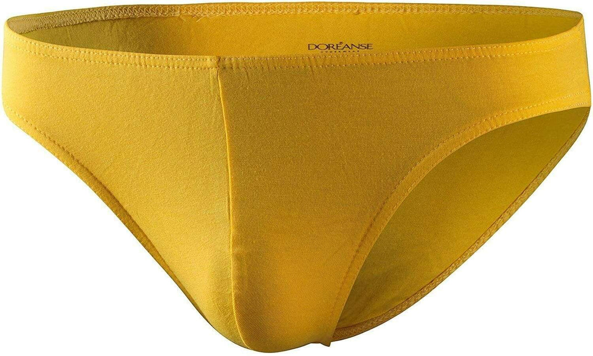 Doreanse DOREANSE Mens  Micro Briefs sexy fashion Coton Modal Lycra Slip Yellow 1281 11