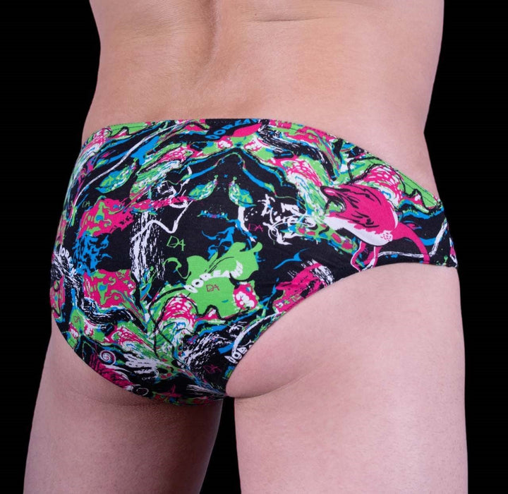 Doreanse Flamingo Splash Paint Print Casual Brief Herren Slips Homme 1361 8 - SexyMenUnderwear.com