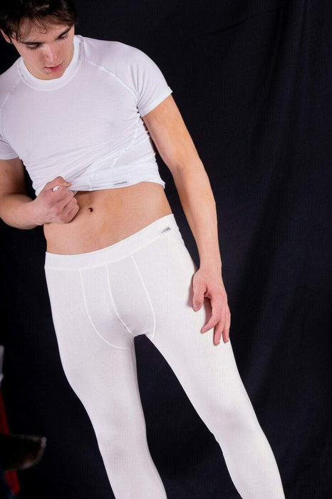 DOREANSE Long John Pants leggings Thermal Viloft Anti Humidy White 1965 2A - SexyMenUnderwear.com